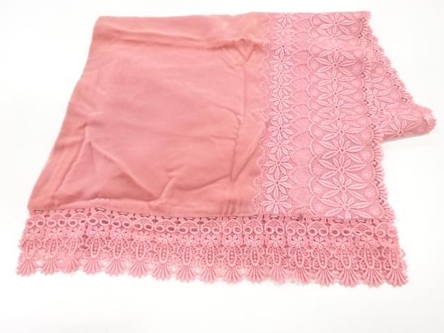 ビロードレース花模様ショール